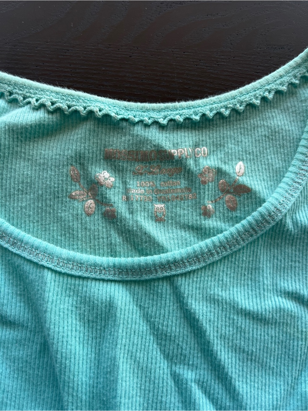 Mossimo Supply Co. Aqua Ribbed Tank Top - Picture 4 of 15